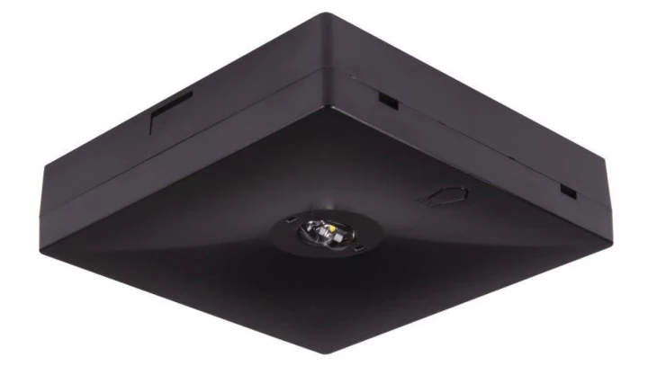 Oprawa sieciowo-awaryjna natynkowa STARLET QUAD SC 250 M 3H AT IP20 BLK / 92890