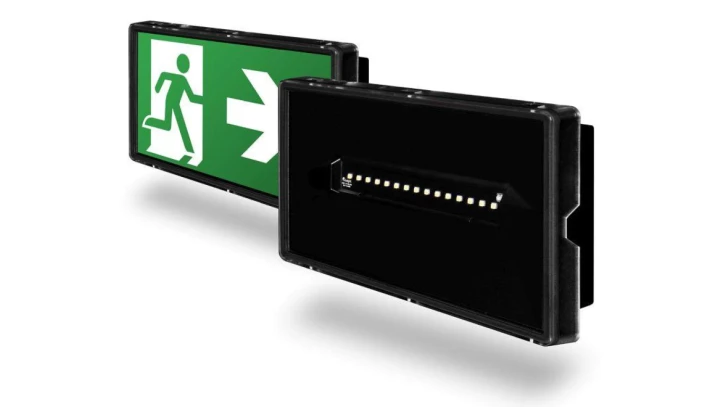 Oprawa ewakuacyjna/awaryjna VELLA SO 125 M 1H MT IP44 BLK + (VD3, VD4, VD5) / 93694