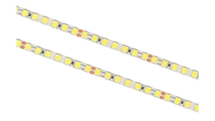 Taśma 168LED/m 1m 24V 17W 3000K IP20 2200lm Ra80 5mm SCS-168-WW-24