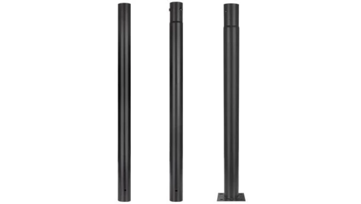 Słup oświetleniowy skręcany 60mm 3m 20x20cm czarny