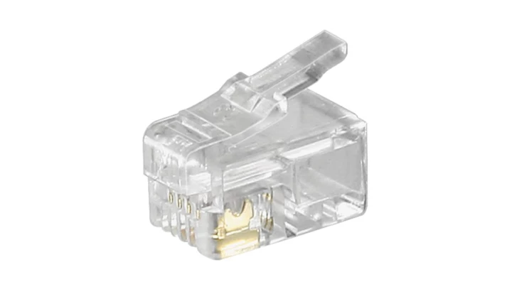 10x Modularny Wtyk Telefoniczny RJ104P4C