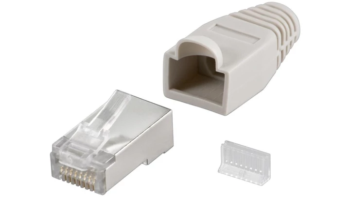 Wtyk teleinformatyczny RJ45 kat.5e FTP z osłonką 68746