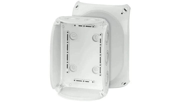 Puszka odgałęźna n/t bez zacisków 180x130x77mm szara IP66/67 KF 1000 G 62000057