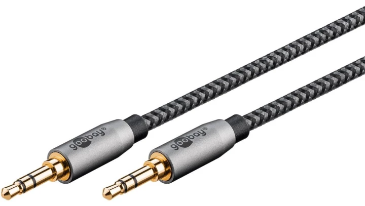 Kabel połączeniowy audio AUX, 3,5 mm stereo 65272 /0,5m/