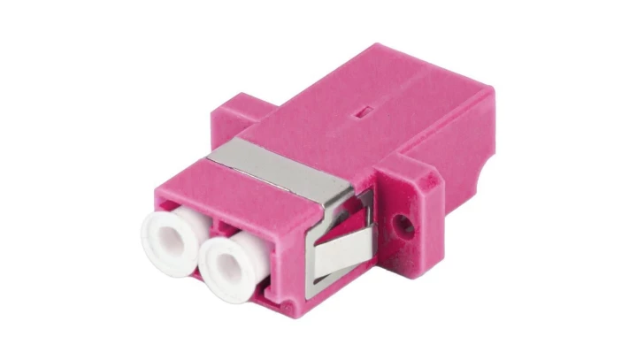 ADAPTER ŚWIATŁOWODOWY MM LC/UPC DUPLEX OM4 LANBERG