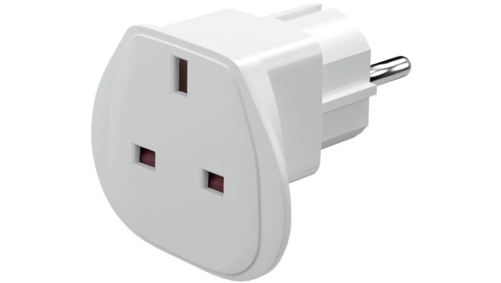 Adapter wtyku zasilania Uk Biały 94270