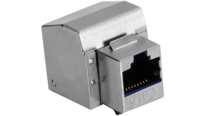 Gniazdo STP RJ 45 kat. 6 keystone niebieskie DCN/FA-1090SF-8-C6