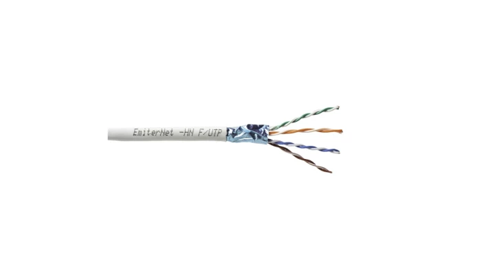 Kabel Emiter Net FTP (F/UTP) kat.5e 350MHz drut 4x2x24 AWG PVC K/EMITERNET-FTP5E /305m/