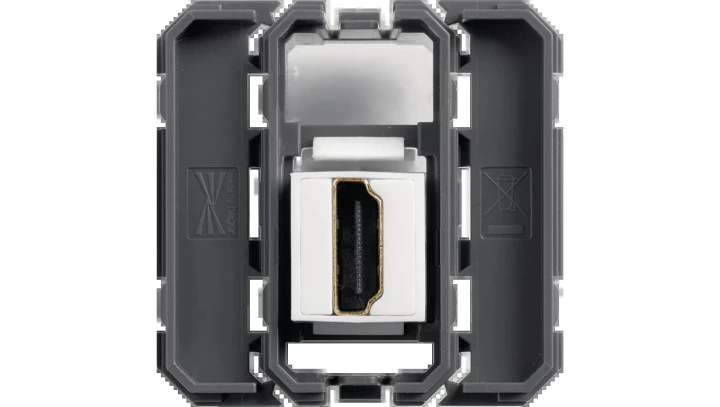 Lumina/Gallery gniazdo HDMI przelotowe mechanizm 2M/1M WXF633