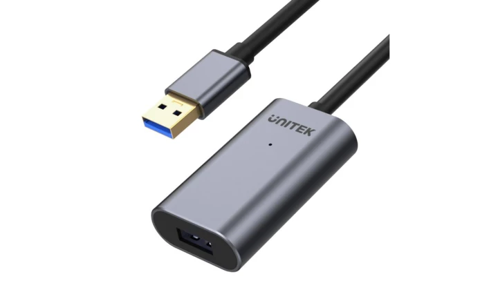 UNITEK Kabel przedłużacz aktywny USB 3.0 A (wtyk / gniazdo) 5m ze wzmacniaczem