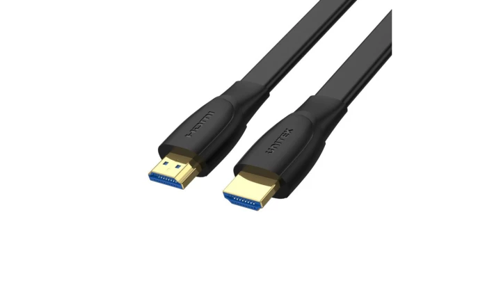 UNITEK Kabel HDMI 2.0 High Speed Ultra HD 4K@60 HDR płaski 1m