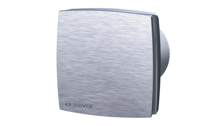 Wentylator łazienkowy fi 125 230V 16W 167m3/h 34dB timer i higrostat szczotkowane aluminium 125LDATH