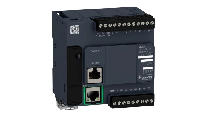Sterownik programowalny 16 I/O przekaźnikowych Ethernet Modicon M221-16I/O TM221CE16R