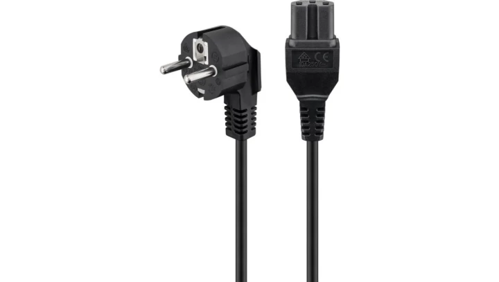Kabel zasilający Schuko (type F, CEE 7/7) - C15 2m 93277