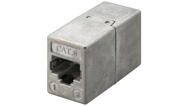 Adapter (przelotka) RJ45/RJ45 kat.6 ekranowany 93963