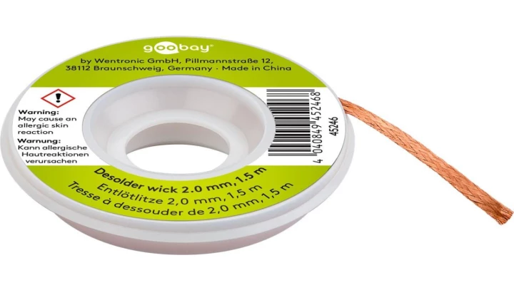 Plecionka lutownicza 2mm x 1,5m 45246