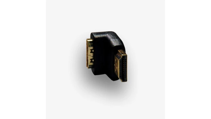 Adapter HDMI F/HDMI M kątowy 90 stopni, EM/ADAPT-HDMI-90