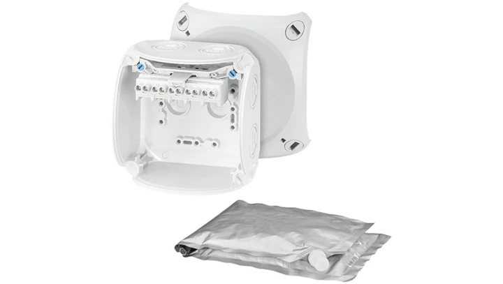 Puszka do wypełniania masą uszczelniającą do 4mm2 104x104x70mm czarna WP 0404 G 62000101