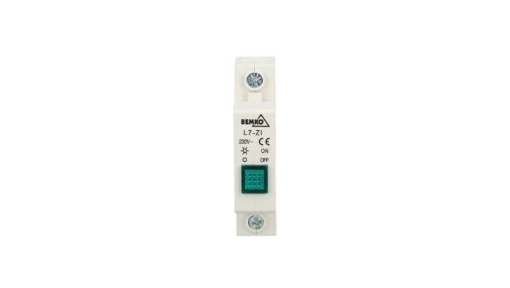 Lampka modułowa L7 zielona 230V A15-L7-ZI