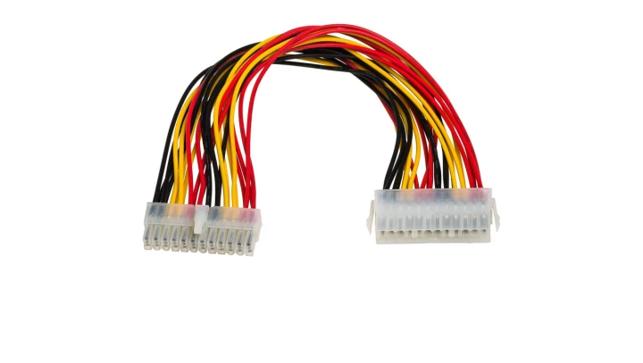 Adapter z kablem Akyga AK-CA-09 przedłużacz P1 20+4 pin (f) / P1 20+4 pin (m) 30cm