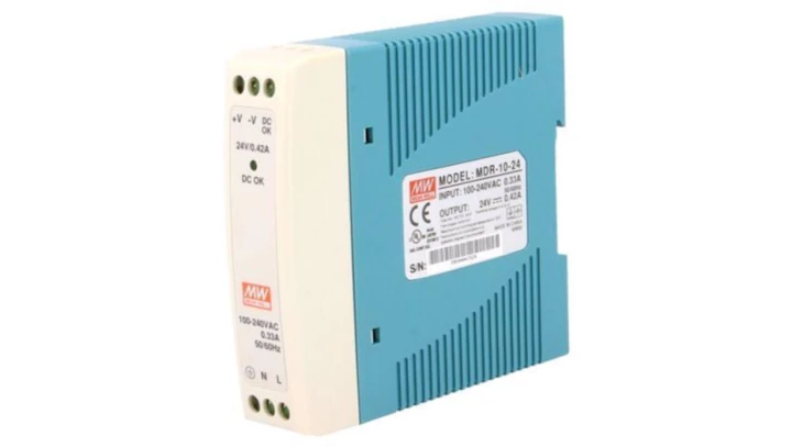 Zasilacz impulsowy 85-264V AC/ 0,42A 24V DC 10W MDR-10-24