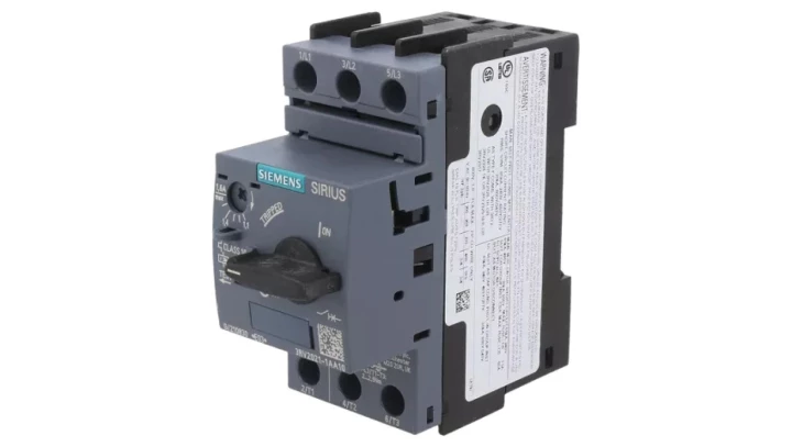 Wyłącznik silnikowy 3P 0,55kW 1,1-1,6A 3RV2021-1AA10