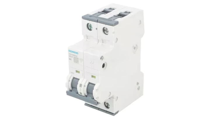 Wyłącznik nadprądowy 2P B 6A 10kA SENTRON 5SY4206-6