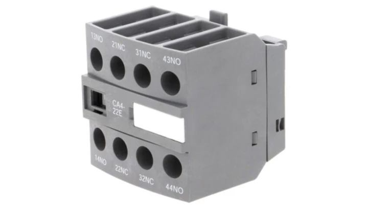 Styk pomocniczy 2Z 2R montaż czołowy CA4-22E 1SBN010140R1022