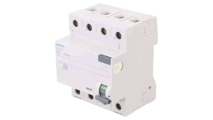 Wyłącznik różnicowoprądowy 4P 40A 0,3A Typ A 300mA 400V SENTRON 5SV3644-6