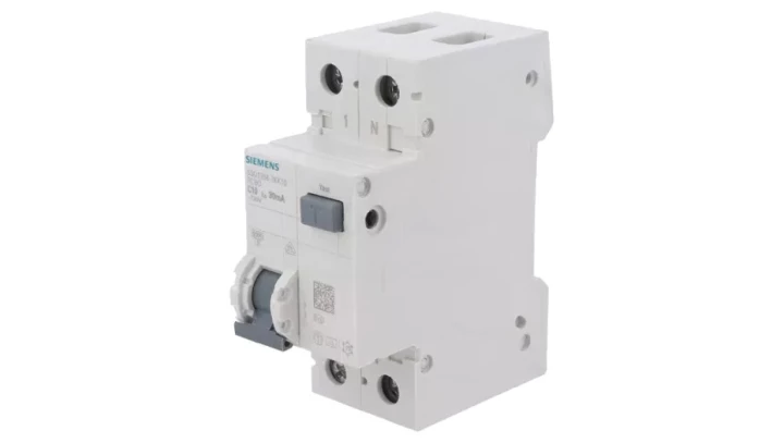 Wyłącznik różnicowo-nadprądowy 2P 10A C 0,03A typ A 6kA 5SU1356-7KK10