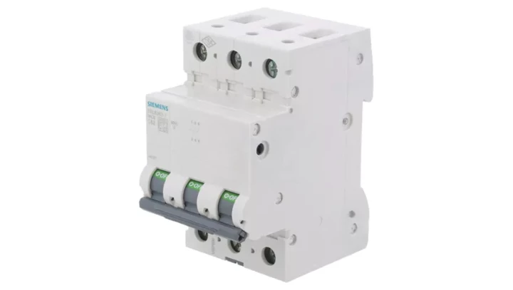 Wyłącznik nadprądowy 3P C 63A 6kA AC 5SL6363-7