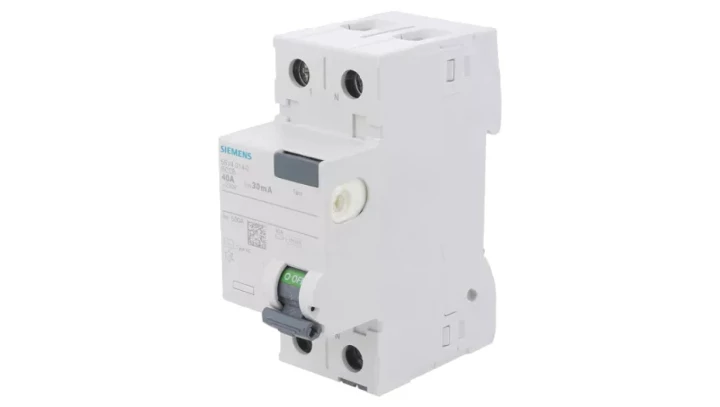 Wyłącznik różnicowoprądowy 2P 40A 0,03A Typ AC 30mA 230V SENTRON 5SV4314-0