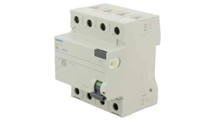 Wyłącznik różnicowoprądowy 4P 63A 0,03A Typ AC 30mA 400V SENTRON 5SV4346-0