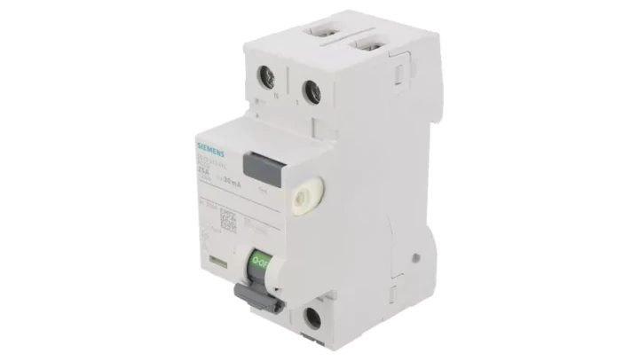 Wyłącznik różnicowoprądowy 2P 25A 0,03A Typ A N-lewej 30mA SENTRON 5SV3312-6KL