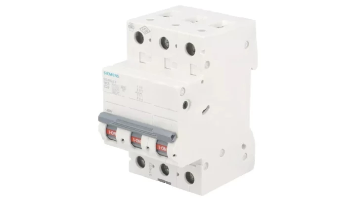 Wyłącznik nadprądowy 3P C 20A 6kA AC 5SL6320-7