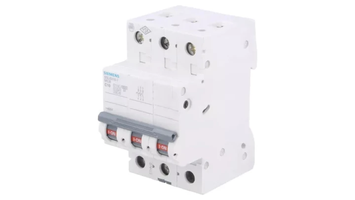 Wyłącznik nadprądowy 3P C 10A 6kA AC 5SL6310-7