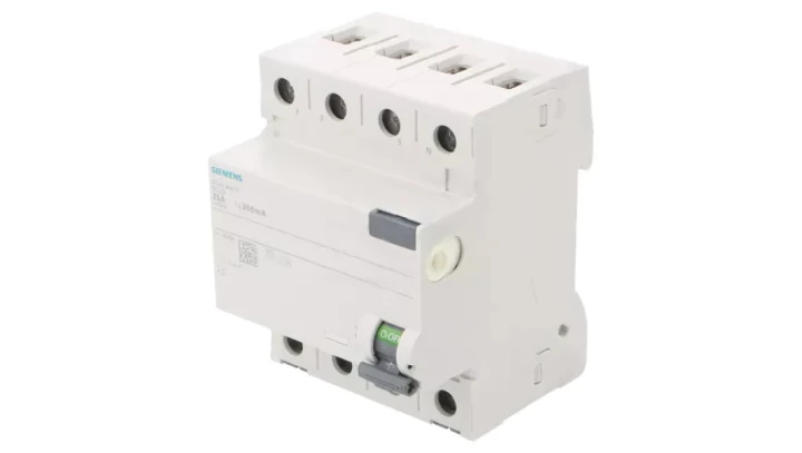 Wyłącznik różnicowoprądowy 4P 25A 0,3A Typ AC 300 mA 400V SENTRON 5SV4642-0