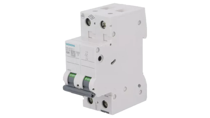 Wyłącznik nadprądowy 2P C 20A 6kA AC 5SL6220-7
