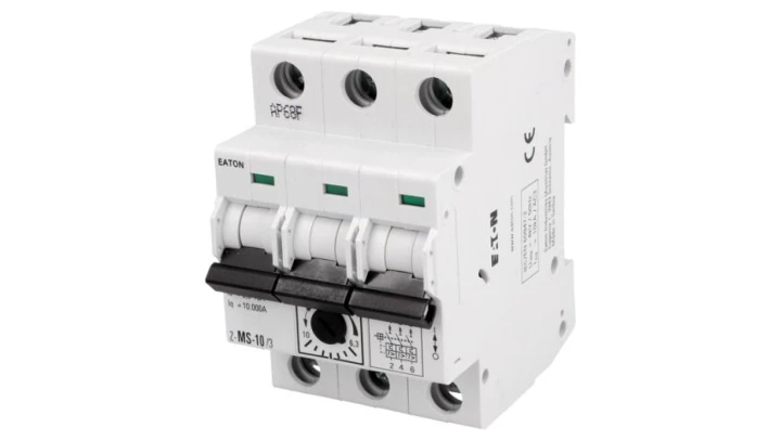 Z-MS-10/3 Wyłącznik silnikowy 4kW 220...440VAC na szynę DIN 6,3...10A IP20