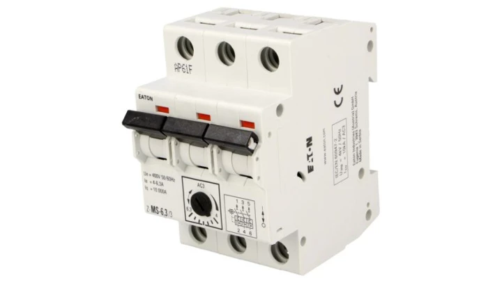 Z-MS-6.3/3 Wyłącznik silnikowy 2,2kW 220...440VAC na szynę DIN 4...6,3A