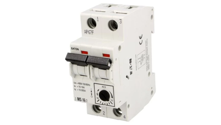 Z-MS-16/2 Wyłącznik silnikowy 7,5kW 220...440VAC na szynę DIN 10...16A