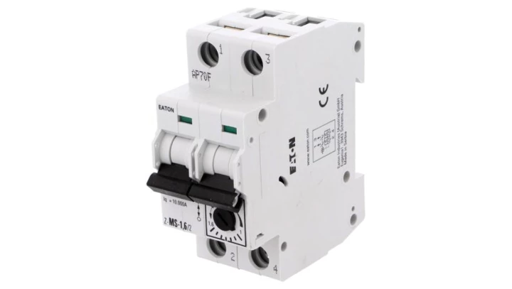 Z-MS-1.6/2 Wyłącznik silnikowy 0,55kW 220...440VAC na szynę DIN 1...1,6A