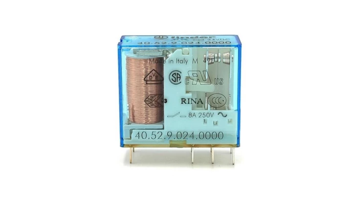 Przekaźnik miniaturowy 2P 8A 24V DC i 40.52.9.024.0000