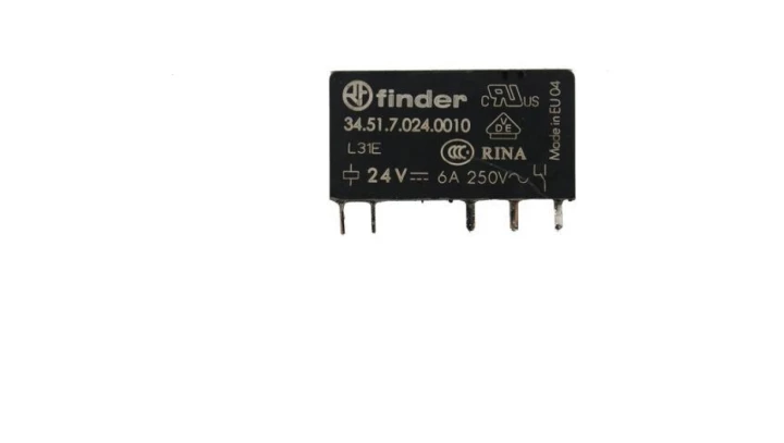 Przekaźnik miniaturowy 1P 6A 24V DC AgNi 34.51.7.024.0010