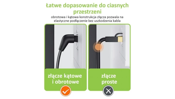 patchcord CAT6a UTP 100 miedź obrotowy kątowy slim /2 m/