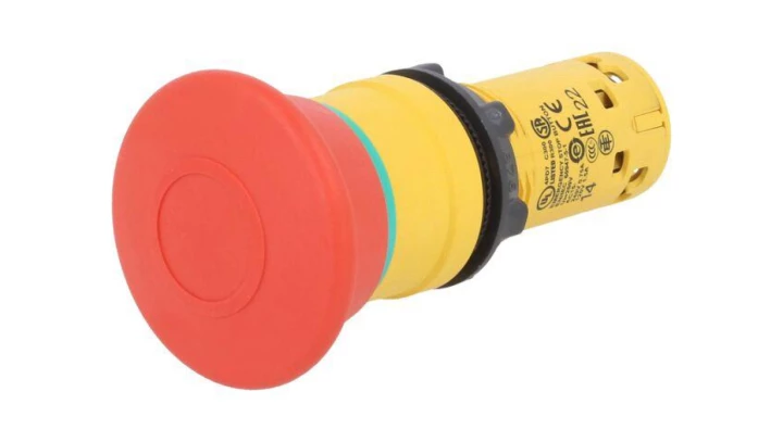 Przycisk bezpieczeństwa 22mm 1Z 1R IP66 przez pociągnięcie XB7NT845 /10 szt./