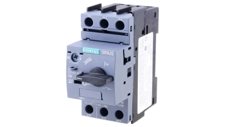 Wyłącznik silnikowy 3P 0,18kW 0,55-0,8A S00 3RV2011-0HA10