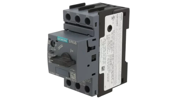 Wyłącznik silnikowy 3P 0,12kW 0,35-0,5A S00 3RV2011-0FA10