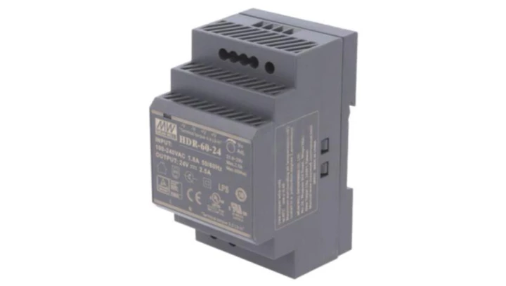 ZASILACZ IMPULSOWY HDR-60-24 MEAN WELL