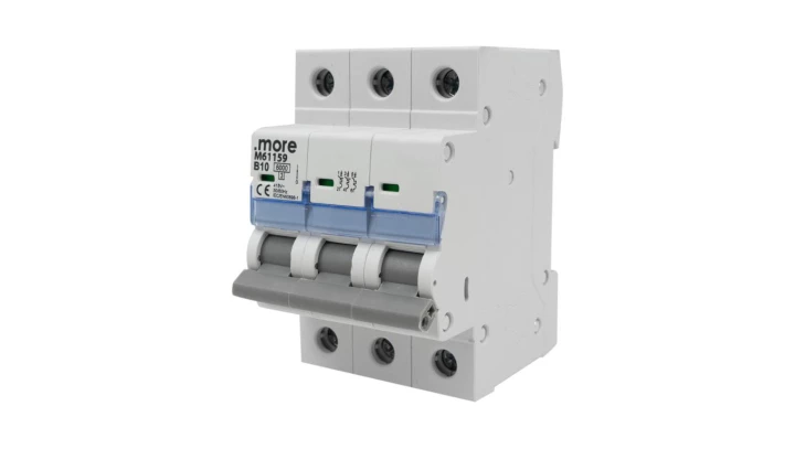 WYŁĄCZNIK NADPRĄDOWY 6kA 3P B10A